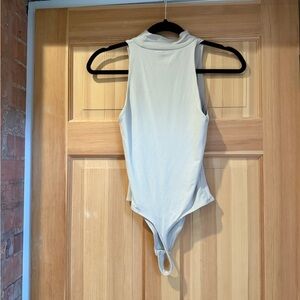 House of Harlow 1960 Nude High-Neck bodysuit